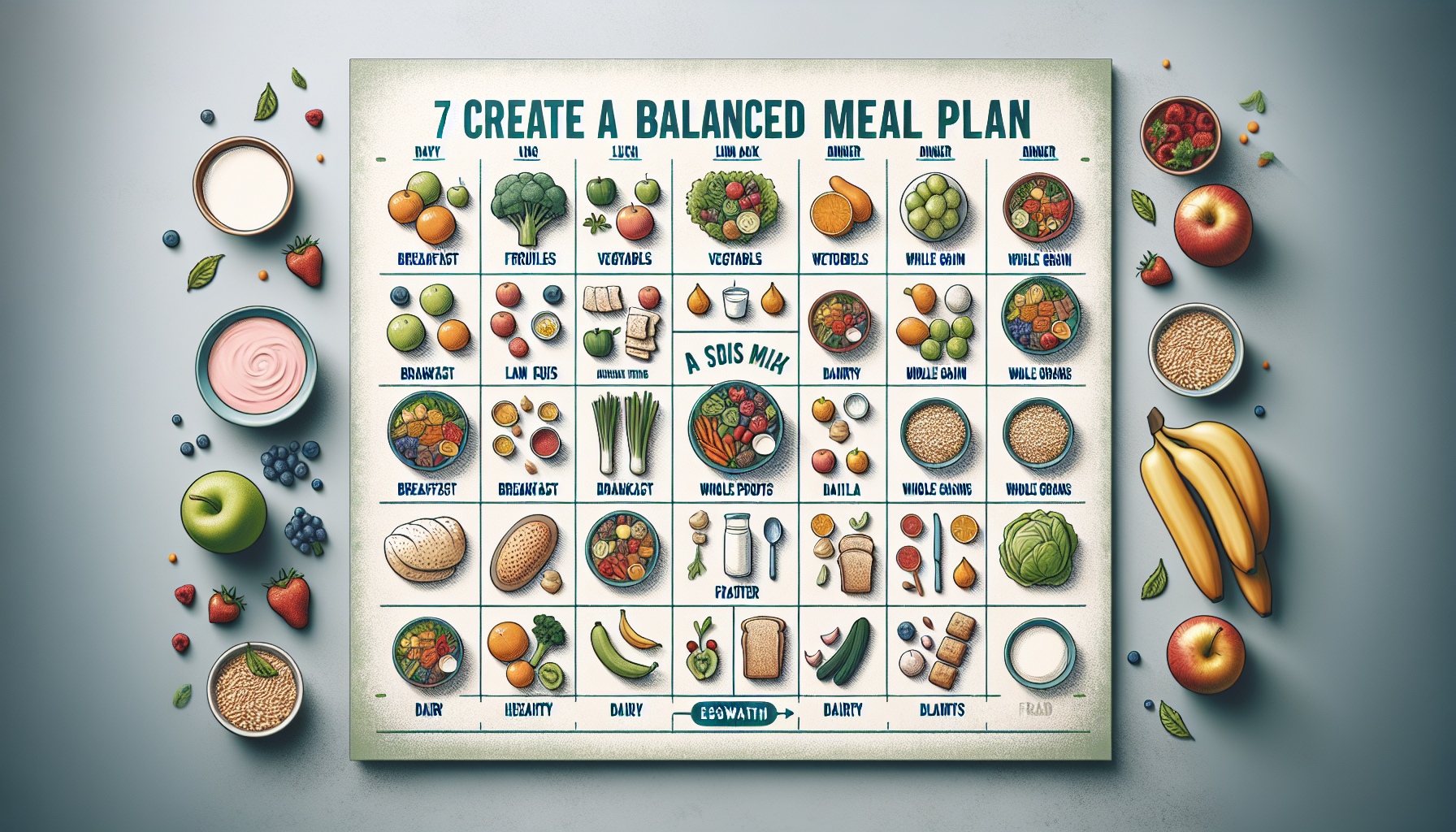 How to Create a Balanced Meal Plan for a Week